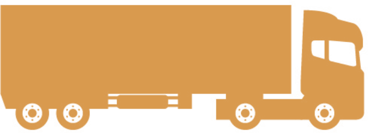Vrachtwagen Icoon Goud V2 2